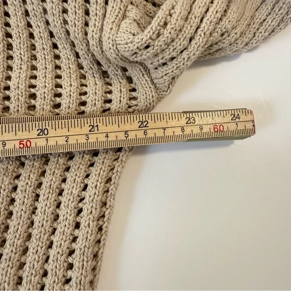 GAP Crochet Cardigan 100% Cotton Size L - Picture 7 of 9